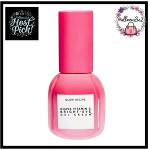 • New • Glow Recipe Bright Eye Gel Cream Guava Vitamin C 15 ml Host Pick! Fave!